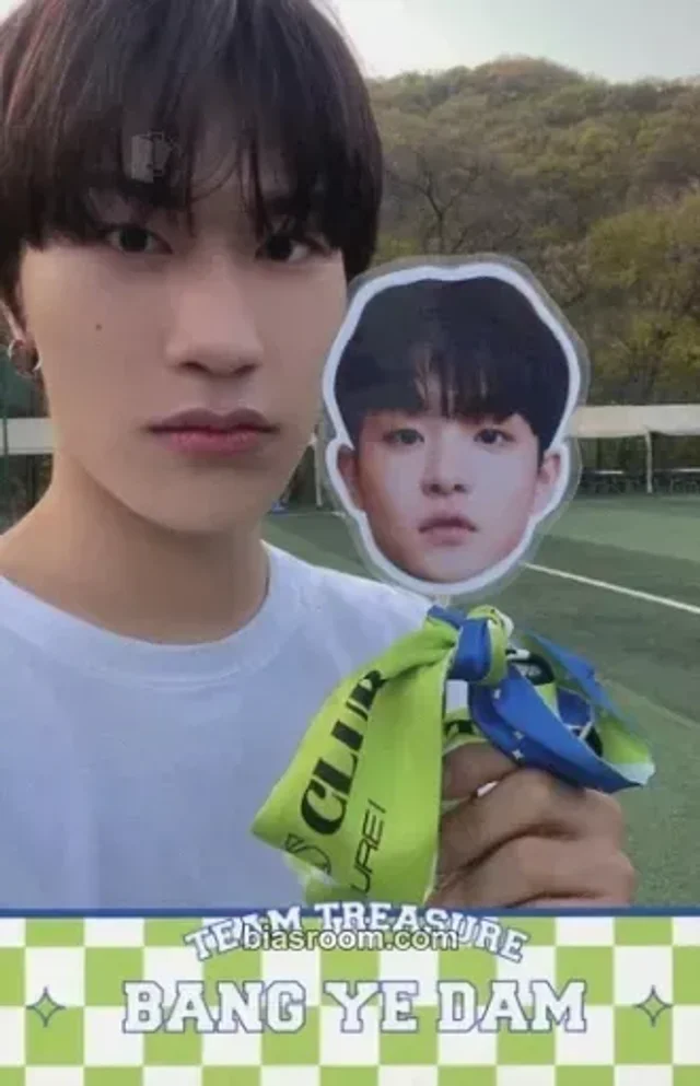 TREASURE - Bang Yedam - SPORT CLUB T-MATCH 2021 Other merch photocard id holder blue version