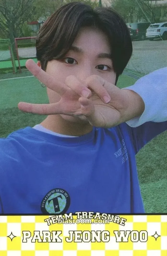 TREASURE - Park Jeongwoo - SPORT CLUB T-MATCH 2021 Other merch photocard id holder white version