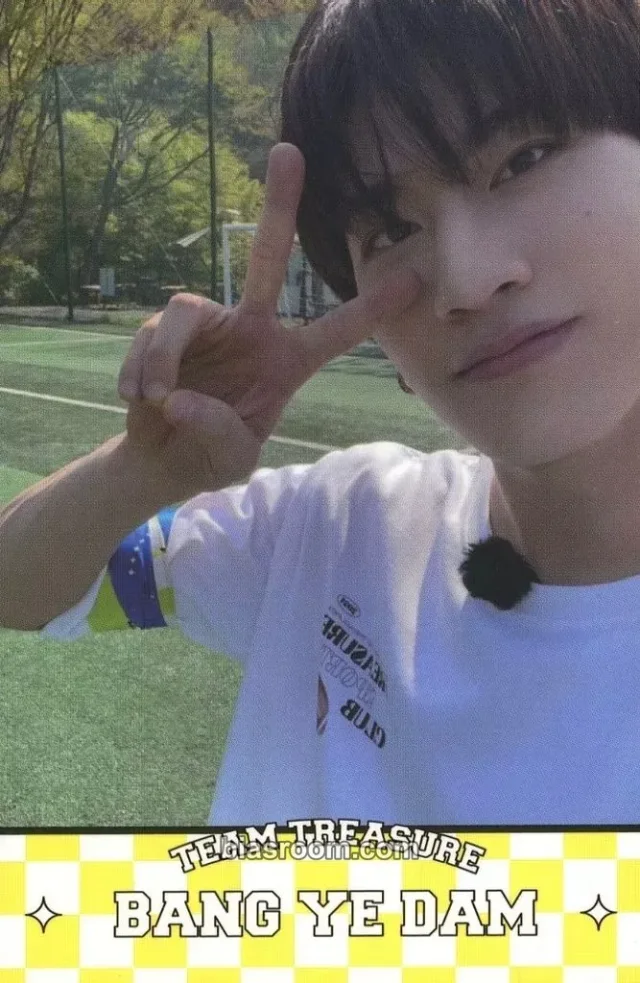 TREASURE - Bang Yedam - SPORT CLUB T-MATCH 2021 Other merch photocard id holder white version