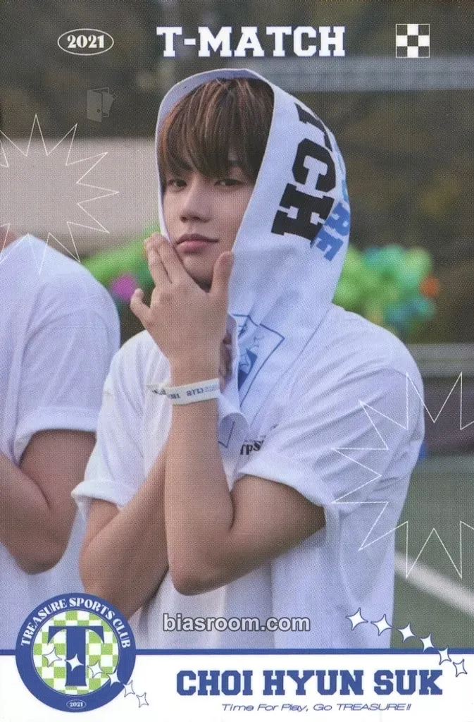 Choi Hyunsuk SPORT CLUB T-MATCH 2021 Photocard - TREASURE - TREASURE K-pop photocard