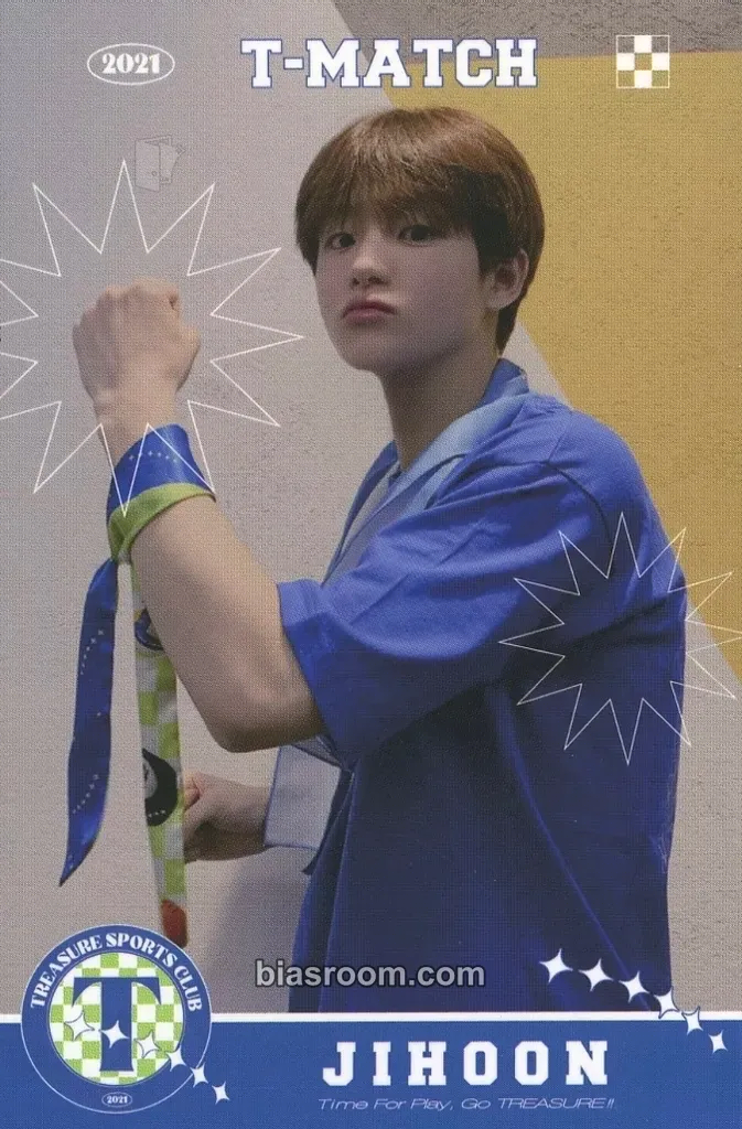 Jihoon SPORT CLUB T-MATCH 2021 Photocard - TREASURE - TREASURE K-pop photocard