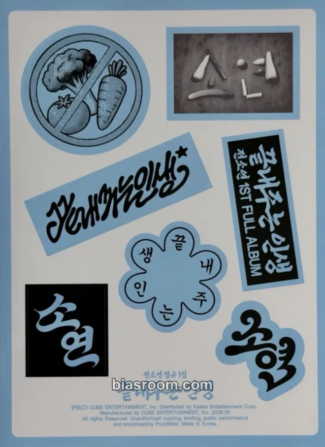 i-dle - Soyeon - What a Wonderful Life Album album inclusion home version sticker sheet solo
