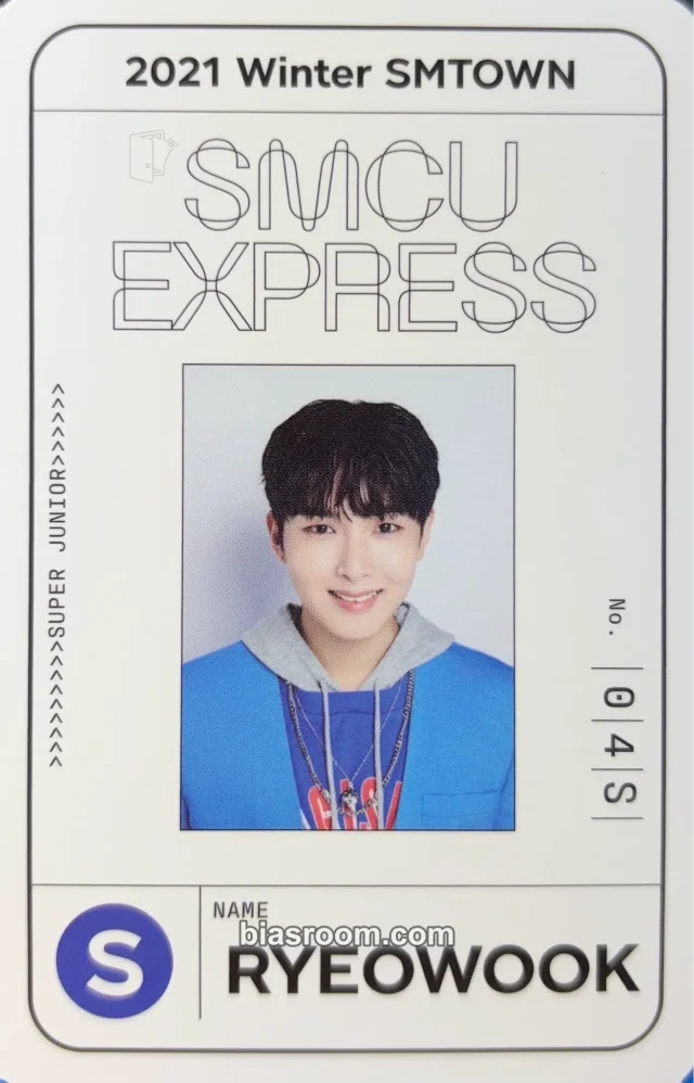 Ryeowook SUPER JUNIOR 2021 Winter SM Town: SMCU Express K-pop photocard