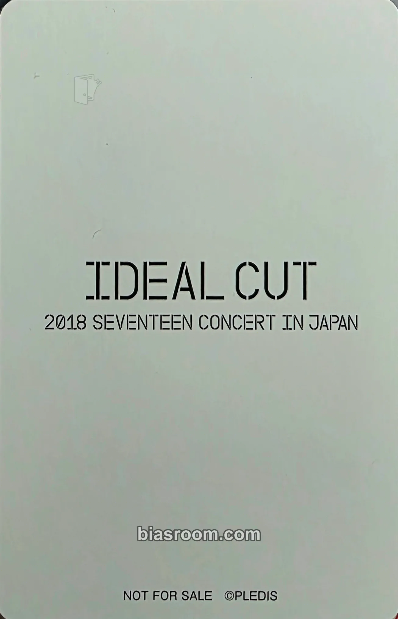 S.Coups Ideal Cut Concert Media - DVD/Blu-Ray Photocard