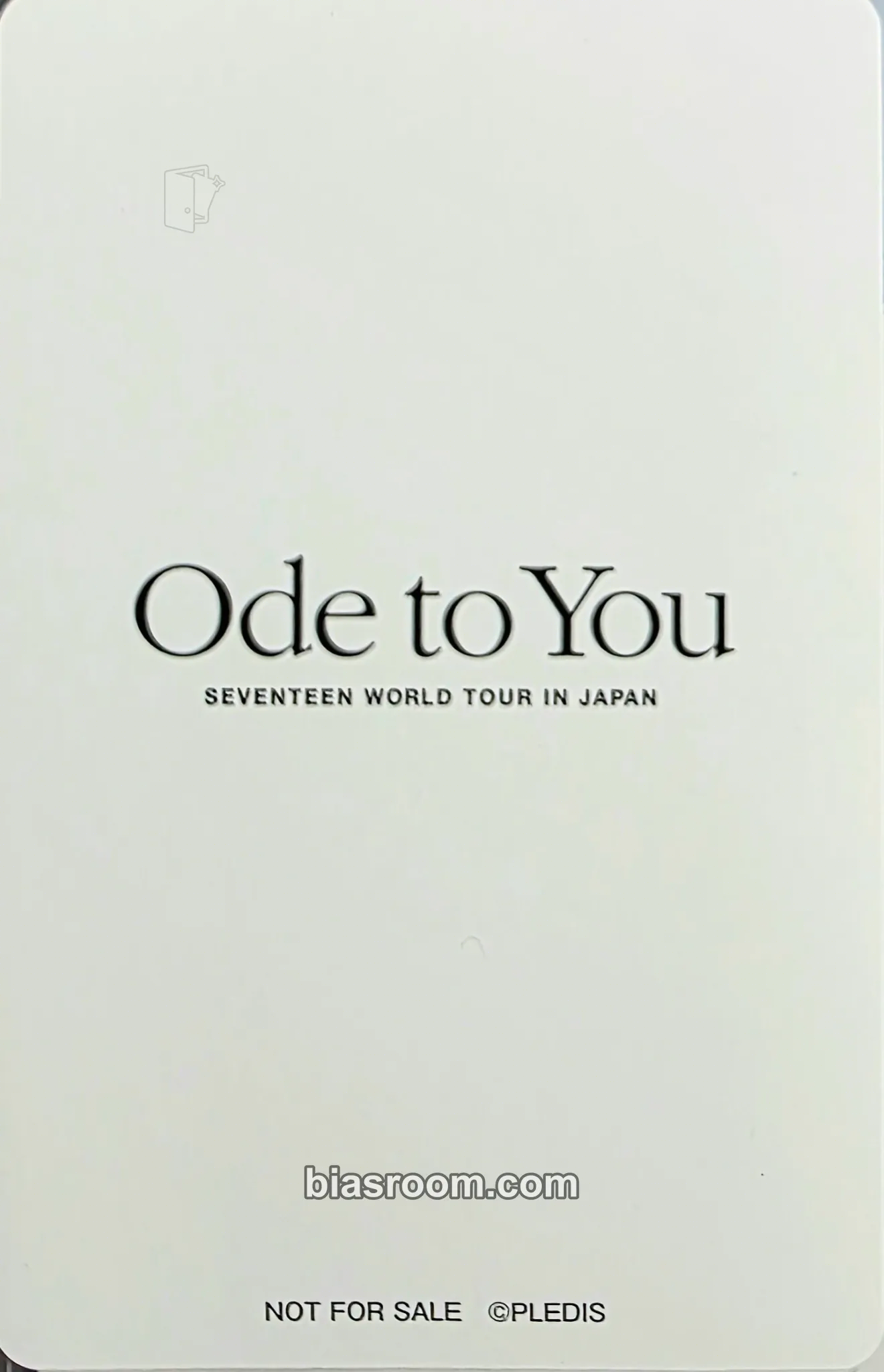 Mingyu Ode To You Tour Media - DVD/Blu-Ray Photocard - SEVENTEEN
