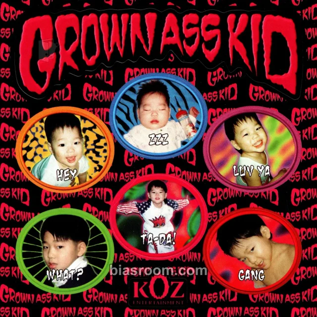 Block B - Zico - Grown Ass Kid (Zico Solo) Album sticker sheet album inclusion jewel case version