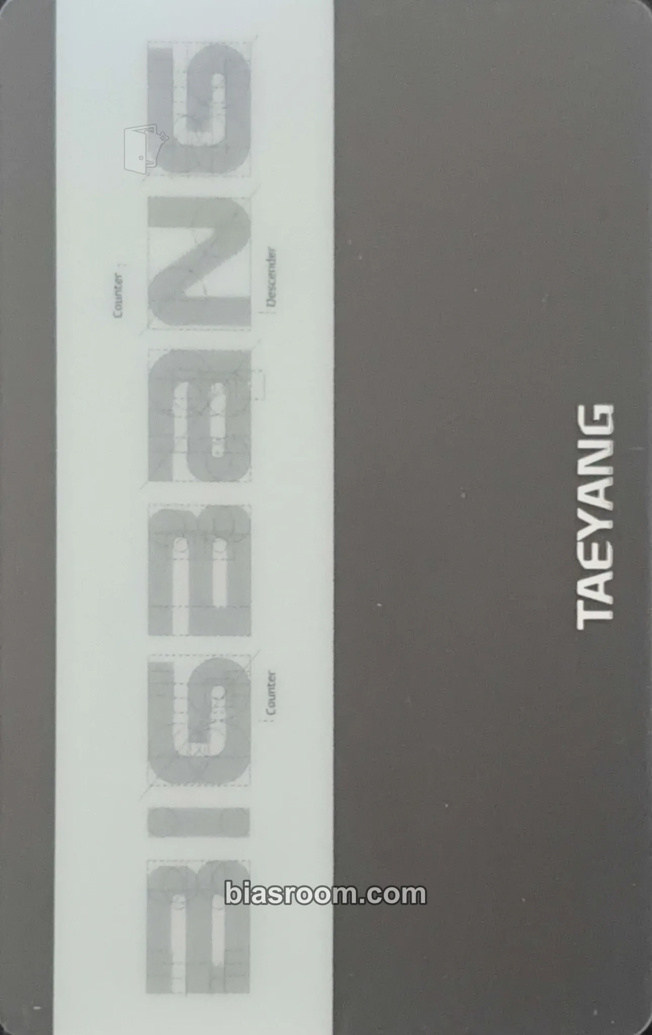 Taeyang Still Alive Photocard - BIGBANG - BIGBANG K-pop photocard