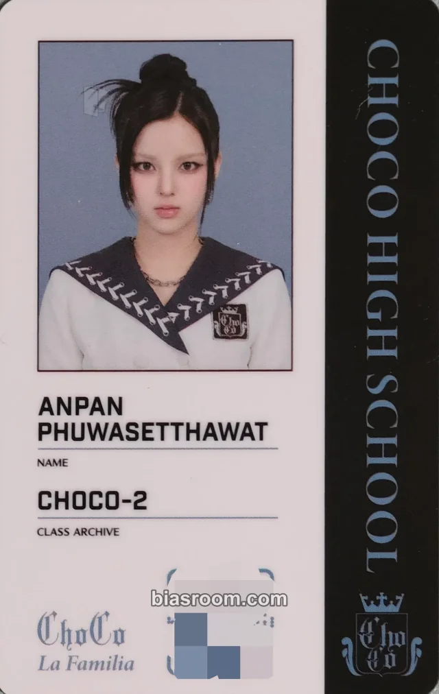 ChoCo - Anpan - La Familia Album id card album photocard qr card
