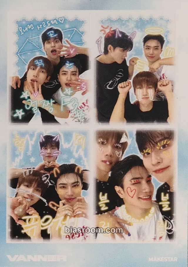 VANNER - Gon & Taehwan & Sungkook - VENI VIDI VICI Album makestar sticker