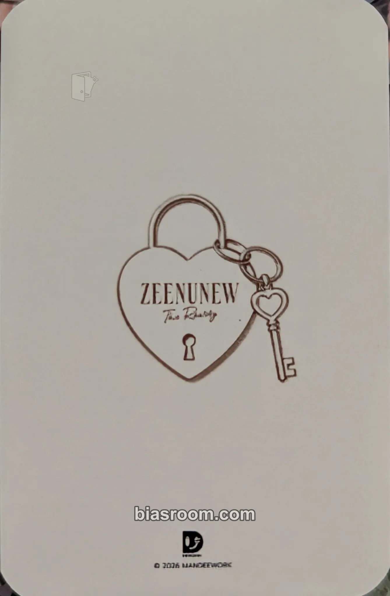 NuNew ZeeNuNew The Reality Photocard | Bias Room