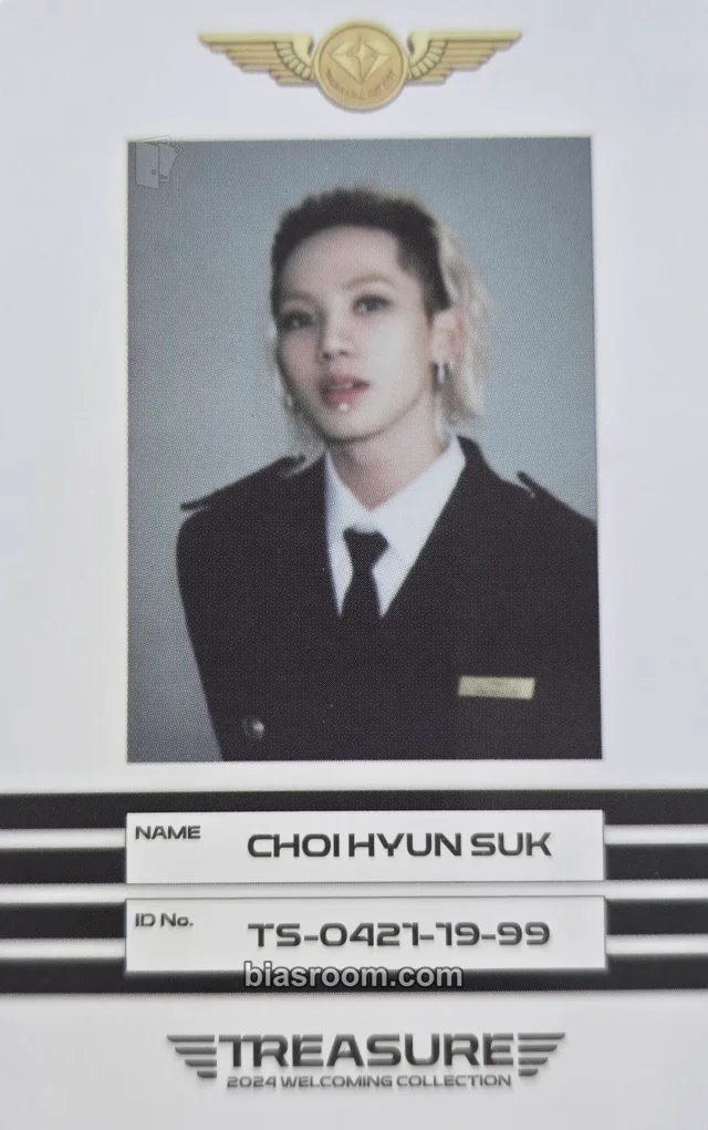 TREASURE - Choi Hyunsuk - 2024 Welcoming Collection Other id card random photocard kit photocard fortune card welcome kit