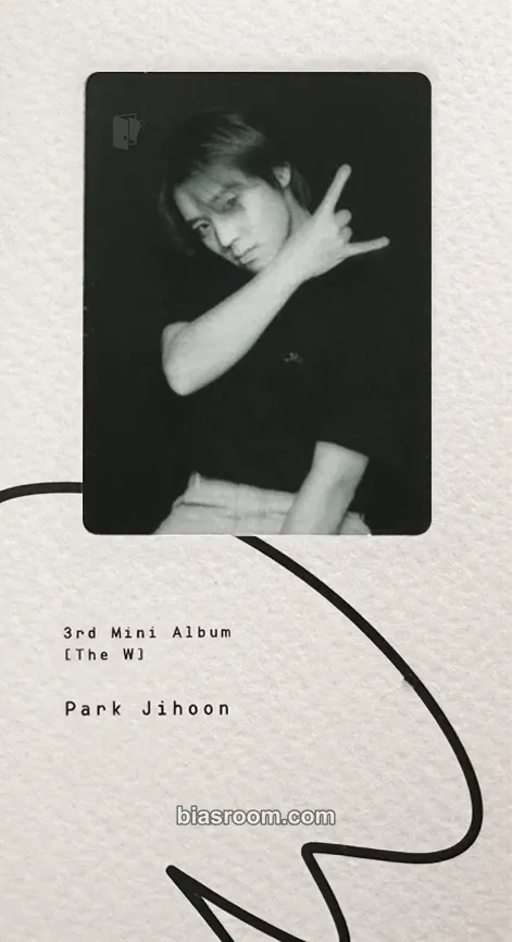 Jihoon The W Photocard - Park Jihoon - Park Jihoon K-pop photocard