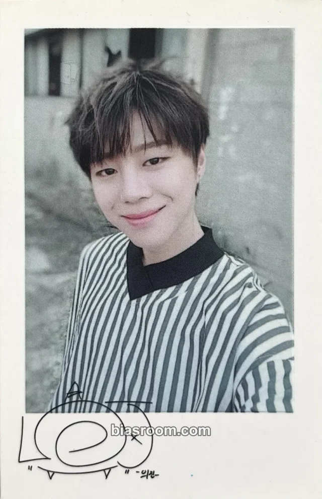 UNB - Euijin - Boyhood Album album photocard limited edition polaroid printed signature