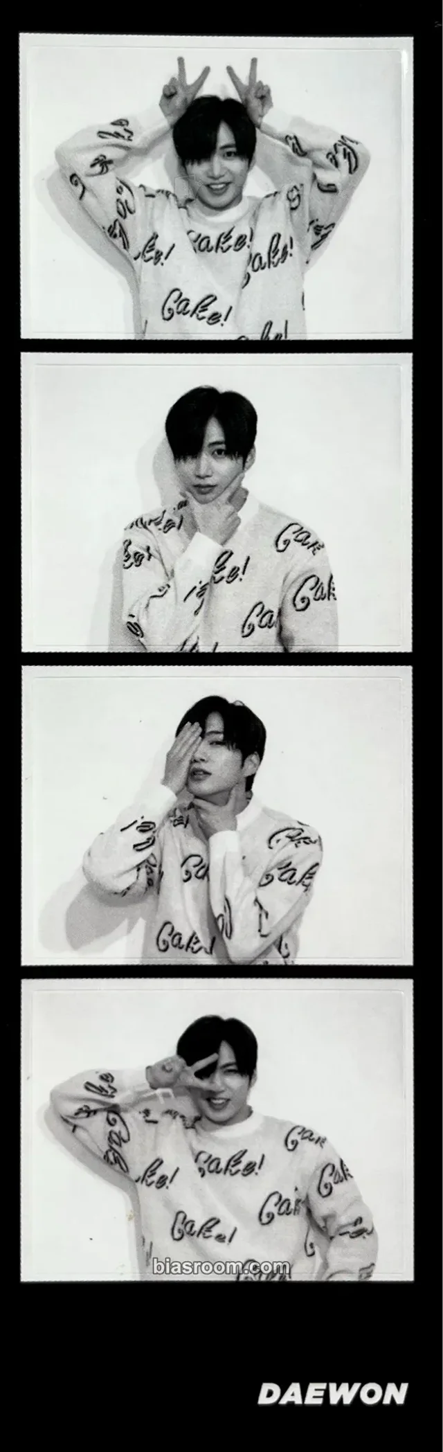 Daewon UNB Boyhood K-pop photocard