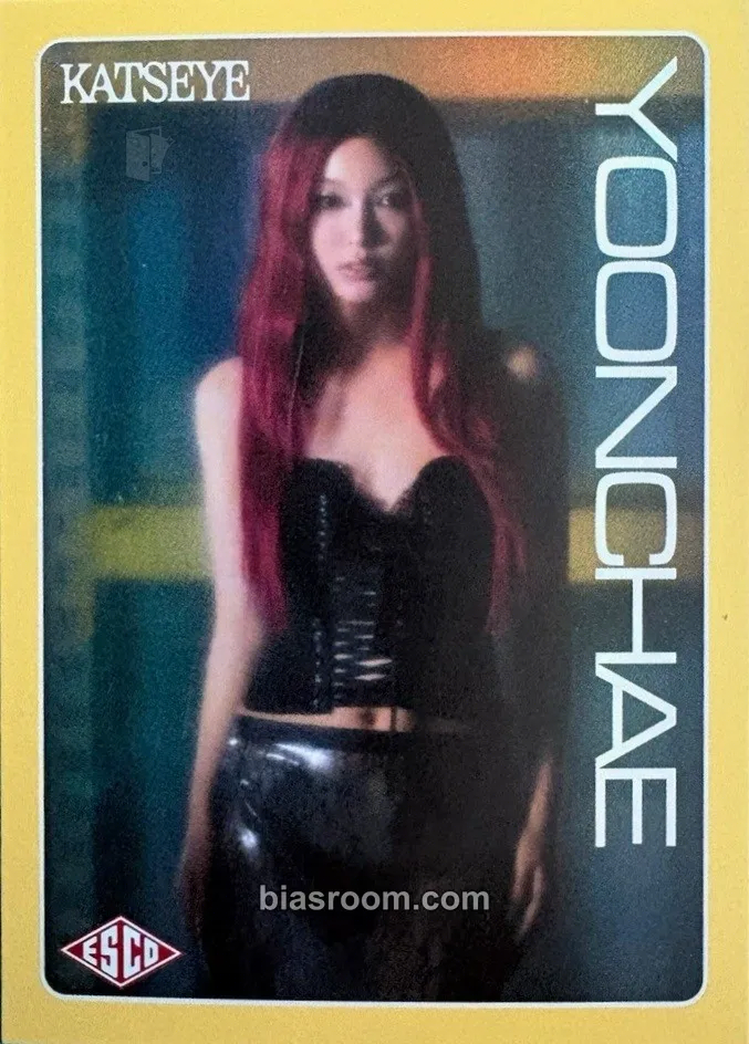 Yoonchae ESCO “WILD” Trading Cards Photocard - KATSEYE | Bias Room