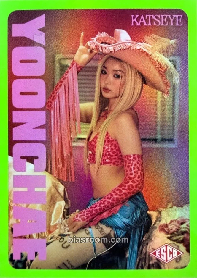 Yoonchae ESCO “WILD” Trading Cards トレカ - KATSEYE | Bias Room