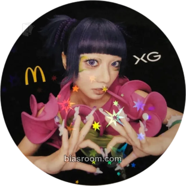 HINATA XG XG x McDonald's K-pop photocard