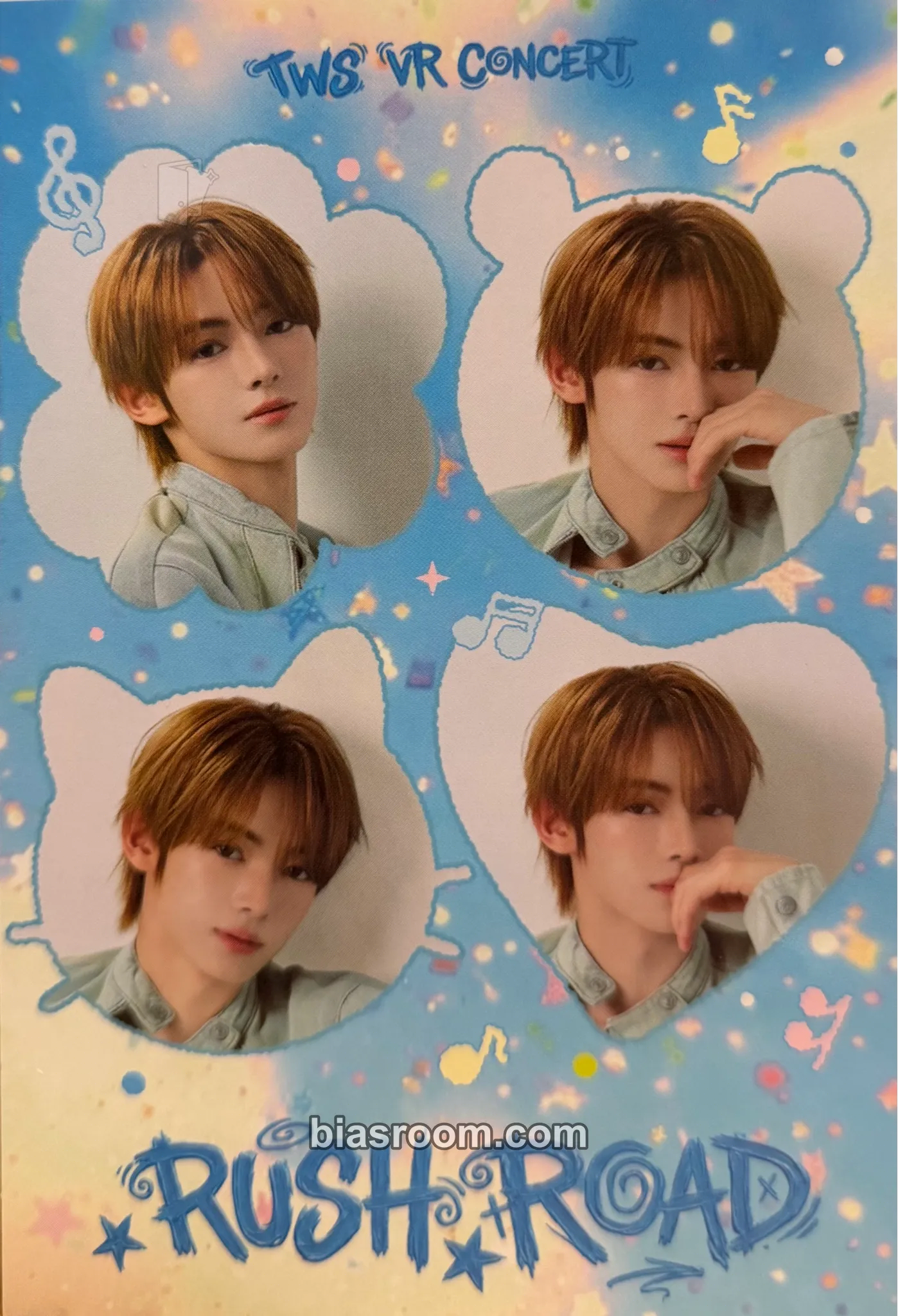 Hanjin VR Concert Rush Road Photocard - TWS - TWS K-pop photocard