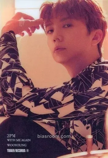 Wooyoung With Me Again Photocard - 2PM - 2PM K-pop photocard