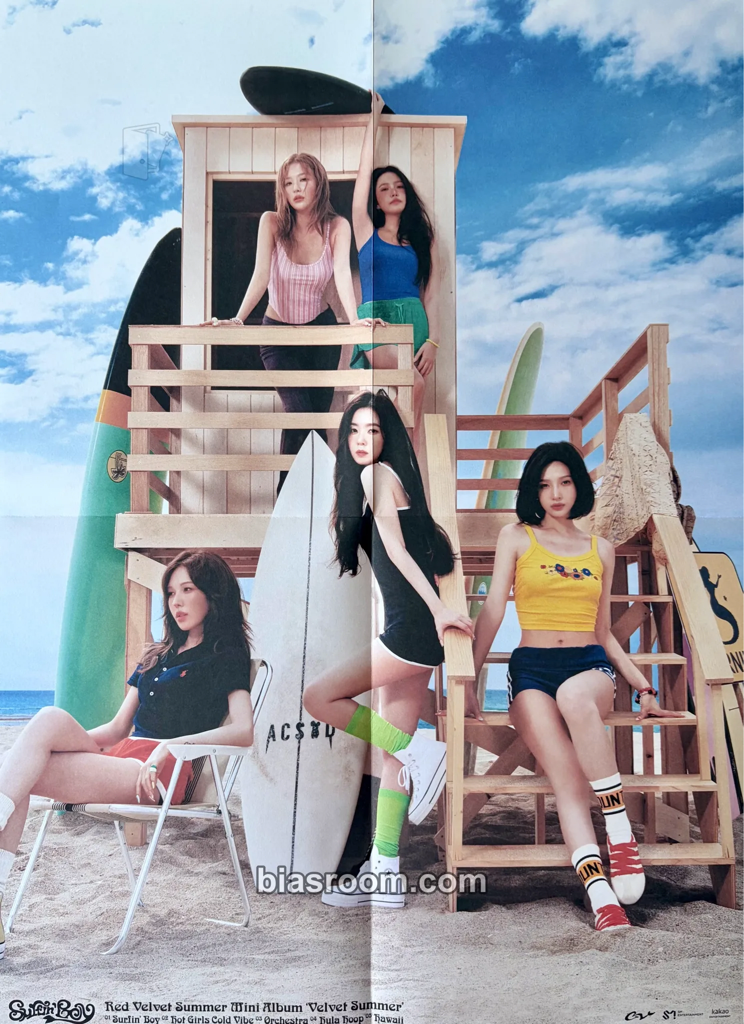 Velvet Summer Photocard - Red Velvet - photocard K-pop di Red Velvet