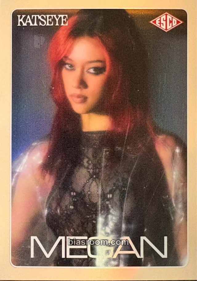 KATSEYE - Megan - ESCO “WILD” Trading Cards Other trading card foil card