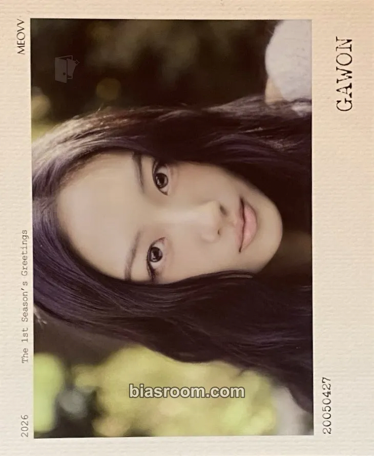 Gawon MEOW Photocard - MEOVV | Bias Room