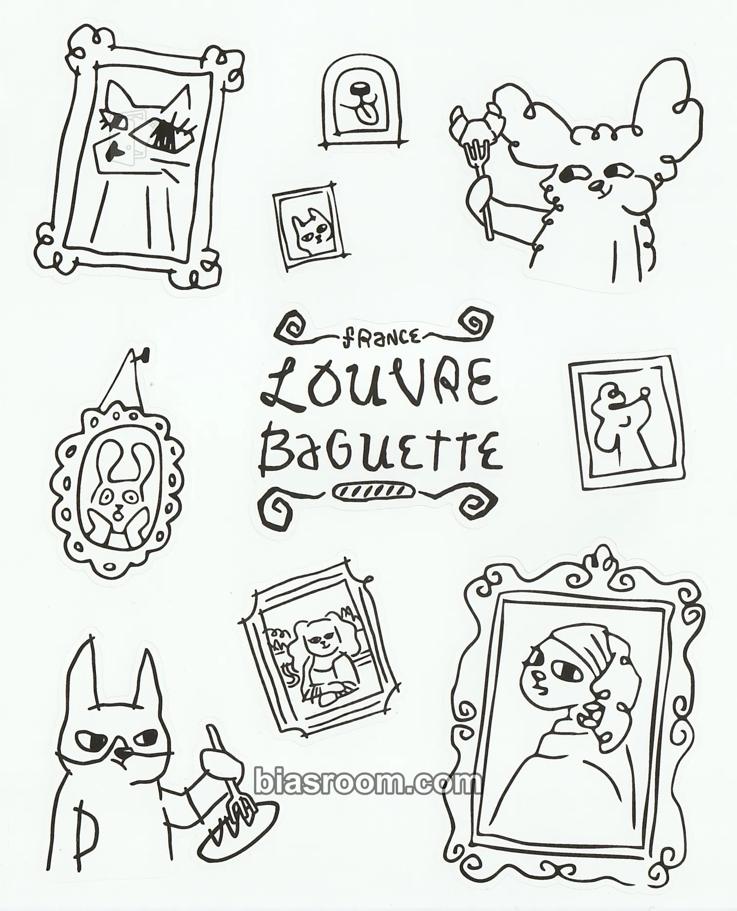 France Louvre Baguette x izna Photocard - izna | Bias Room