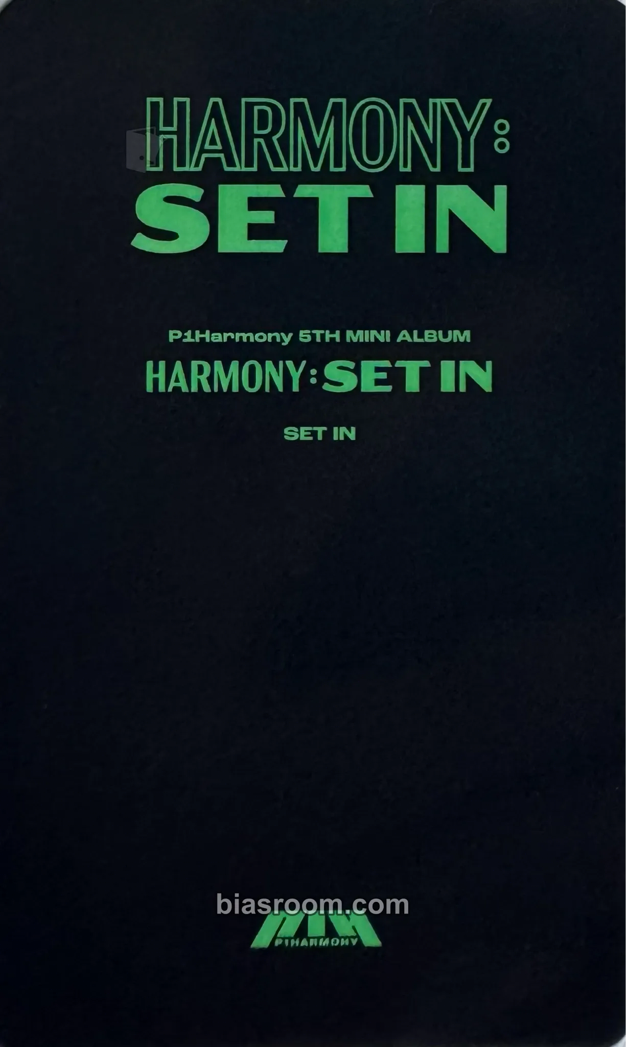 Harmony: Set In トレカ - P1Harmony | Bias Room