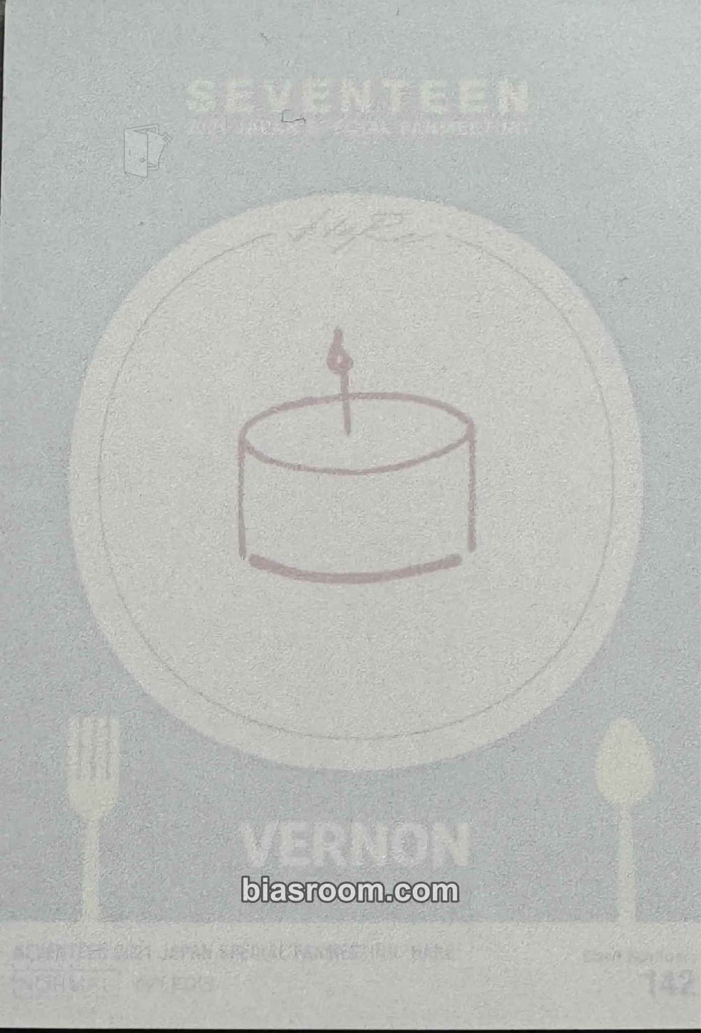 2021 JAPAN FANMEETING [HARE] Photocard - SEVENTEEN | Bias Room