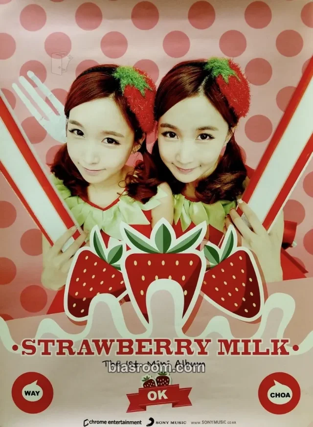 Crayon Pop - Choa & Way - The 1st. Mini Album Album poster sub-unit