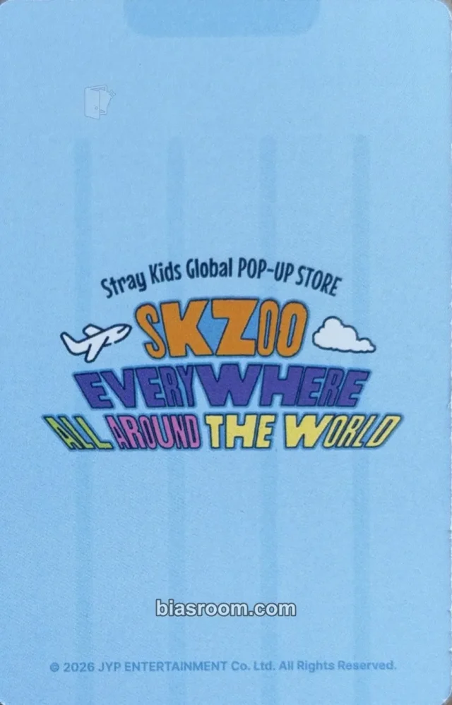Stray Kids - HAN - SKZOO EVERYWHERE ALL AROUND THE WORLD Pop-Up Store Event latam merch photocard offline pop-up card pop-up back