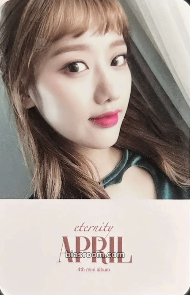 APRIL - Naeun - Eternity Album album photocard double-sided