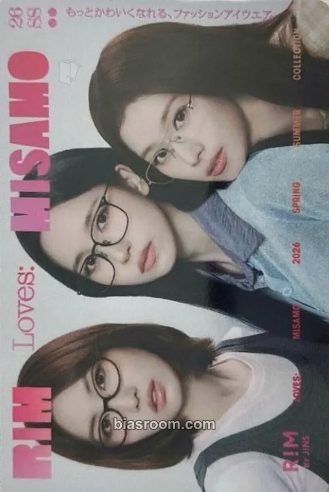 TWICE - Momo & Sana & Mina - MISAMO x RIN by JINS Other brand collaboration jins lottery online 100 printed