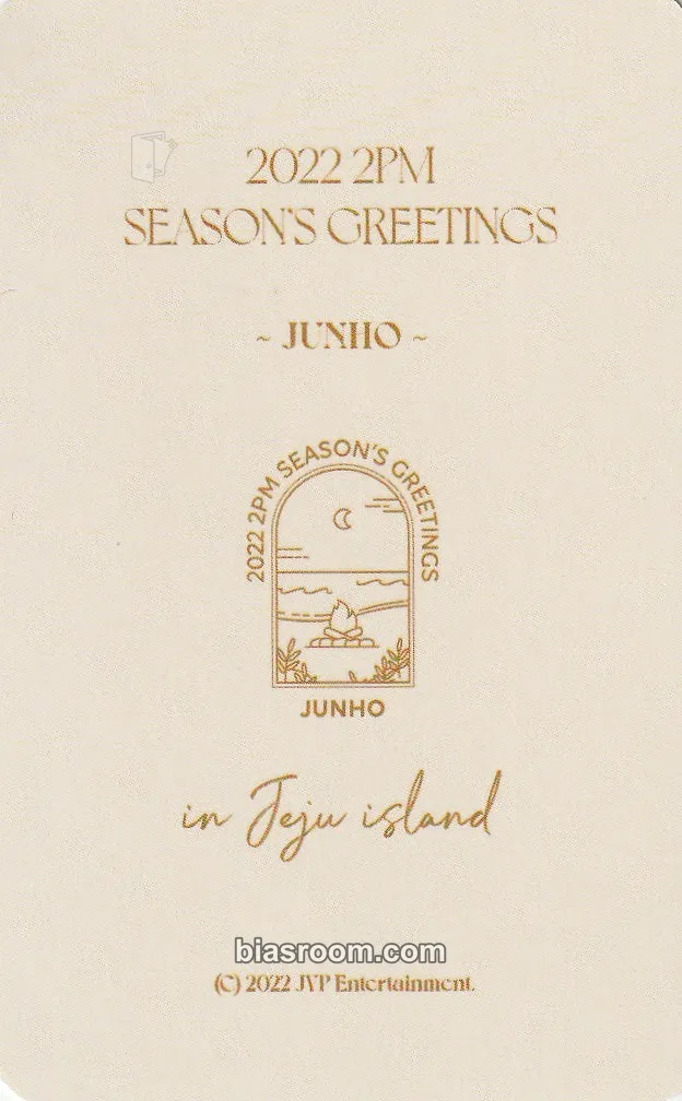 Junho Junho 2022 Season's Greetings Photocard - 2PM | Bias Room