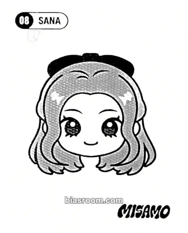 Sana TWICE MISAMO 3rd Anniversary POPUP STORE CCC: Classy-Cute-Cool K-pop Photocard