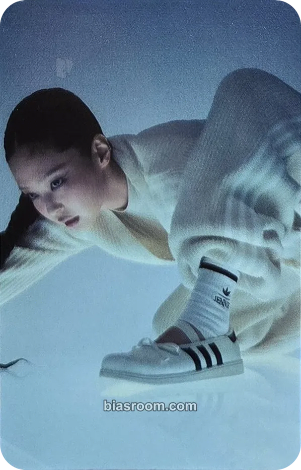 Jennie JENNIE x adidas Photocard - BLACKPINK - BLACKPINK K-pop photocard