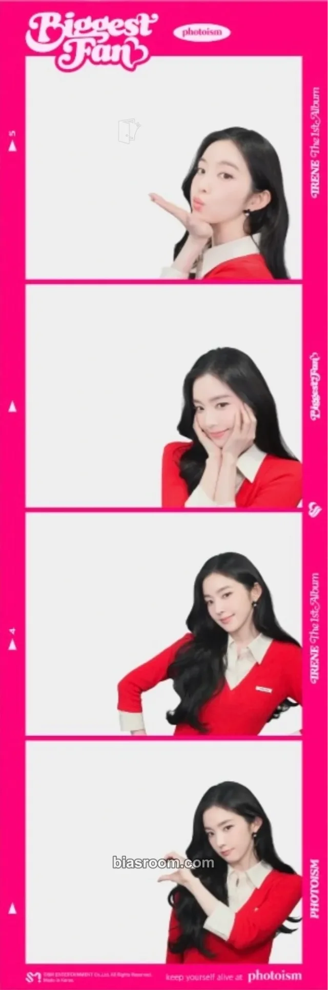 Red Velvet - Irene - Biggest Fan Album 4 cut photo photo strip photoism solo