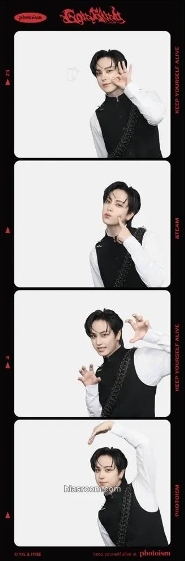 &TEAM - Taki - Go in Blind - EP Album 4 cut photo photo strip photoism