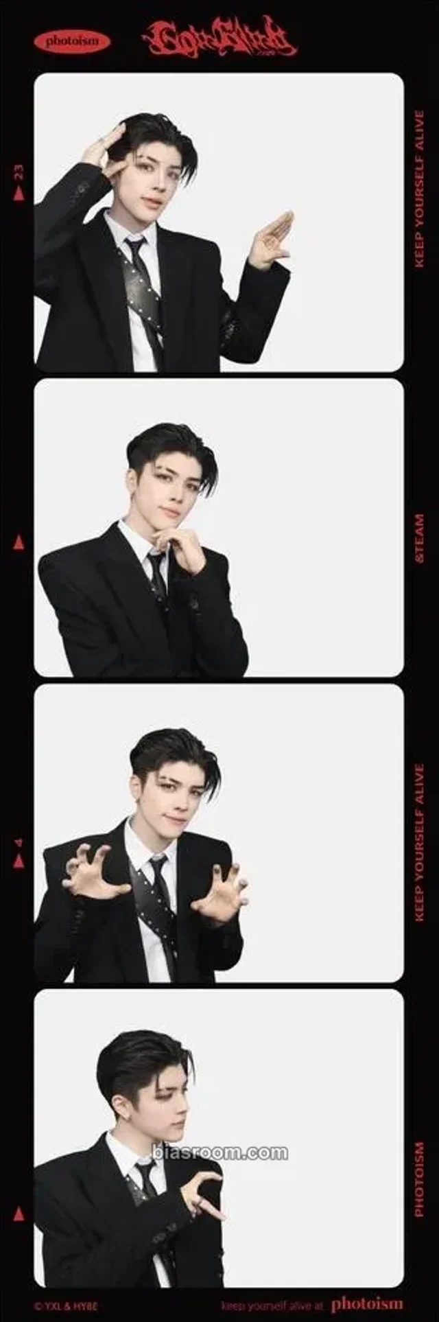 &TEAM - Maki - Go in Blind - EP Album 4 cut photo photo strip photoism