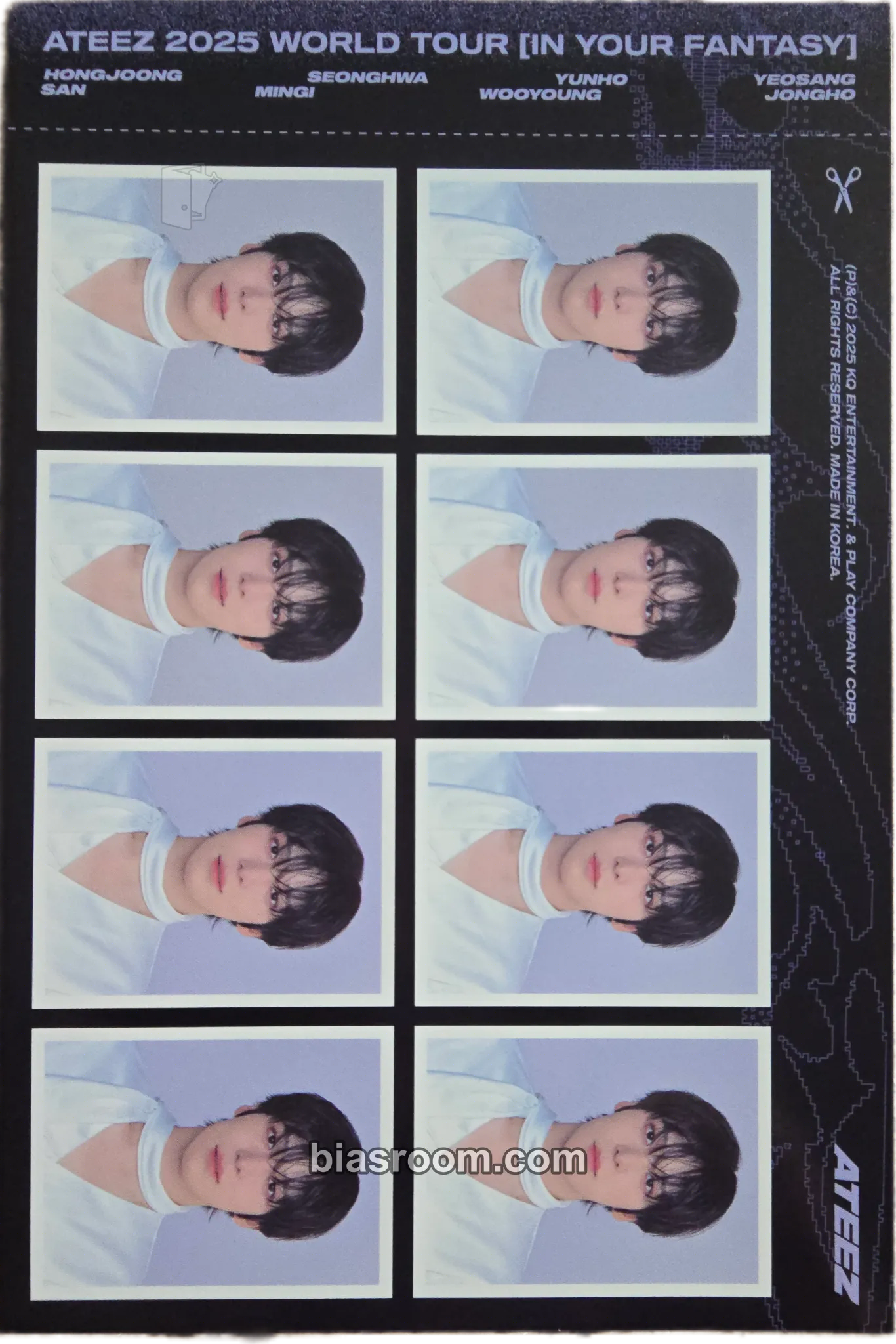 ATEEZ ユノ トレカ Photo Card map to answer Yunho TREASURE EP. Map To Answer Photocard - ATEEZ | Bias Room