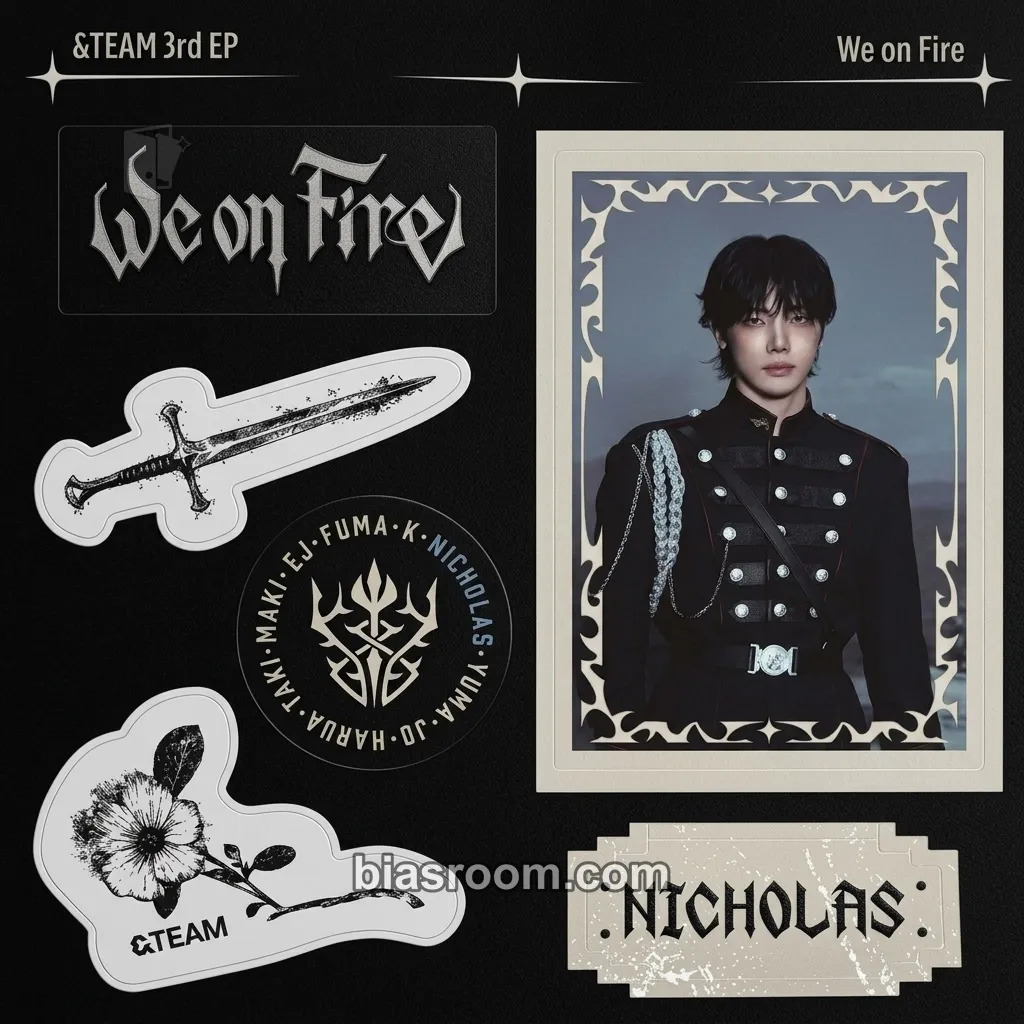 Nicholas 2026 &TEAM CONCERT TOUR 'BLAZE THE WAY' Photocard - &TEAM
