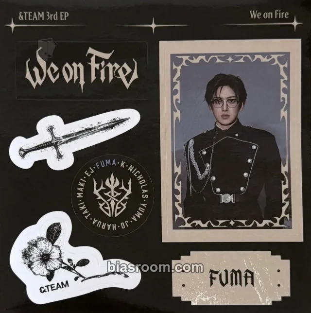 We on Fire Photocard - &TEAM | Bias Room