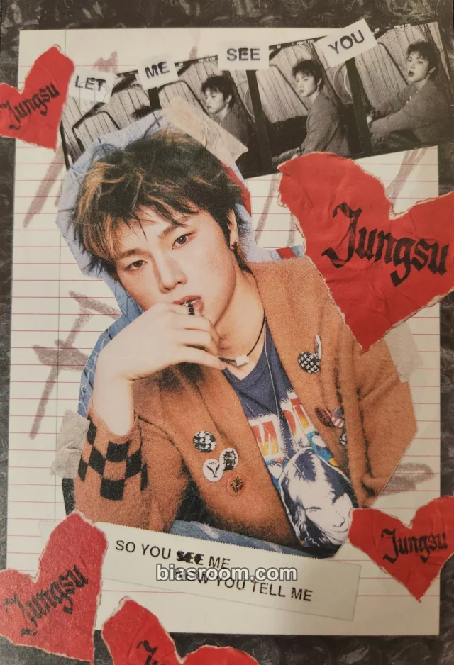 Xdinary Heroes - Jungsu - Beautiful Mind Album album inclusion image card limited edition postcard
