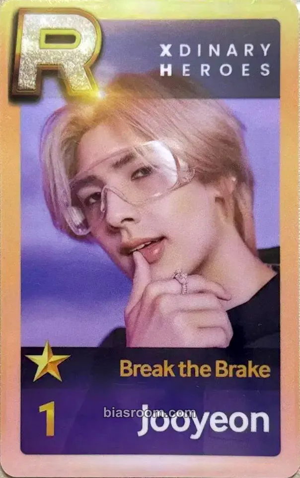 Jooyeon Break the Brake World Tour Photocard - Xdinary Heroes - Xdinary Heroes K-pop photocard
