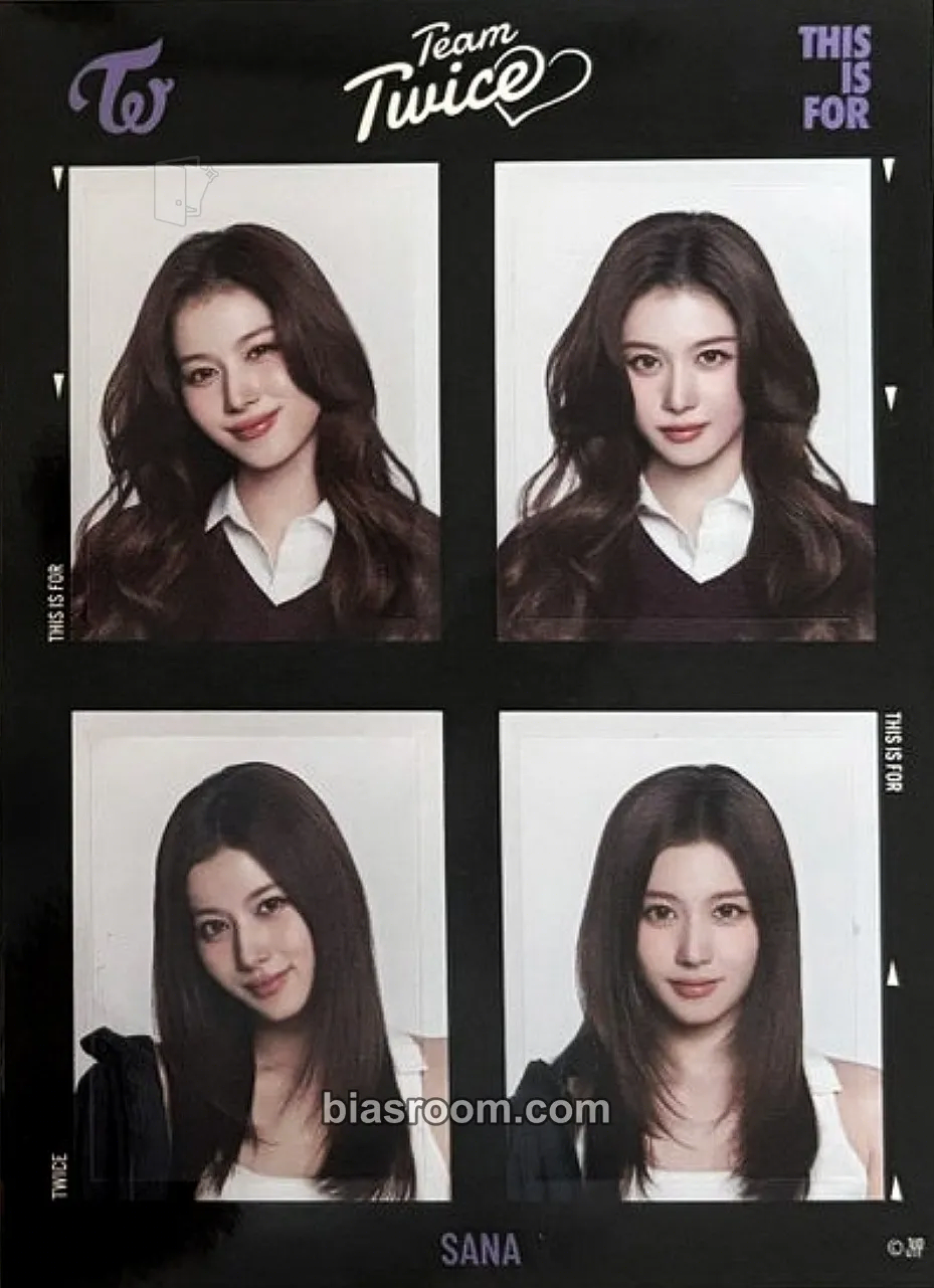 Sana TWICE 6th World Tour THIS IS FOR Photocard - TWICE - TWICE K-pop photocard