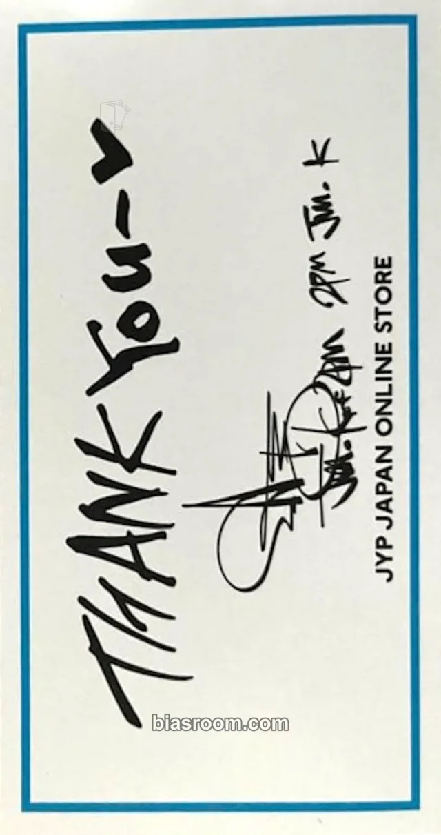 2PM - Jun. K - JYP Japan Online Store Other jyp shop japan japan purchase benefit message card