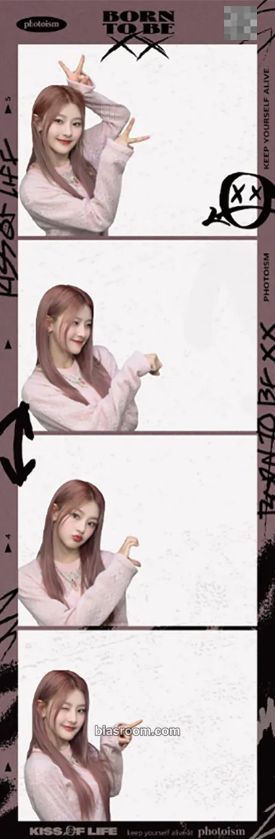Haneul Born to be XX Photocard - KISS OF LIFE - KISS OF LIFE K-pop photocard
