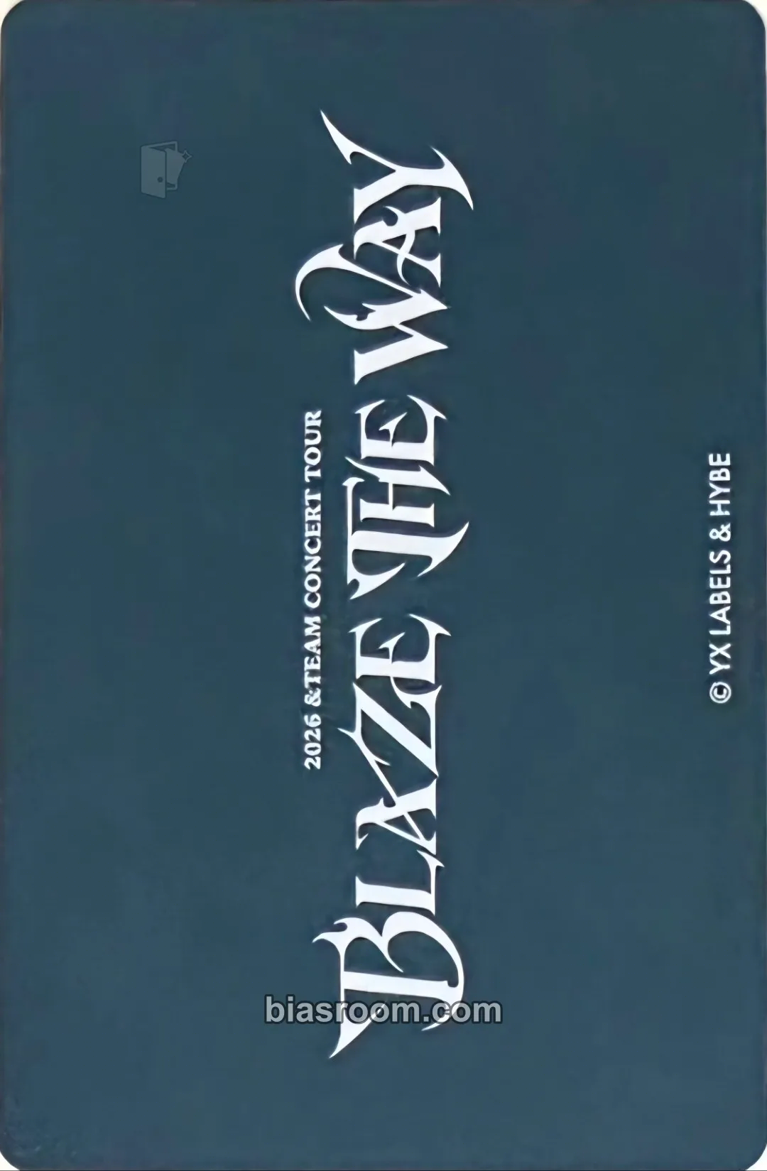 2026 &TEAM CONCERT TOUR 'BLAZE THE WAY' Photocard - &TEAM | Bias Room