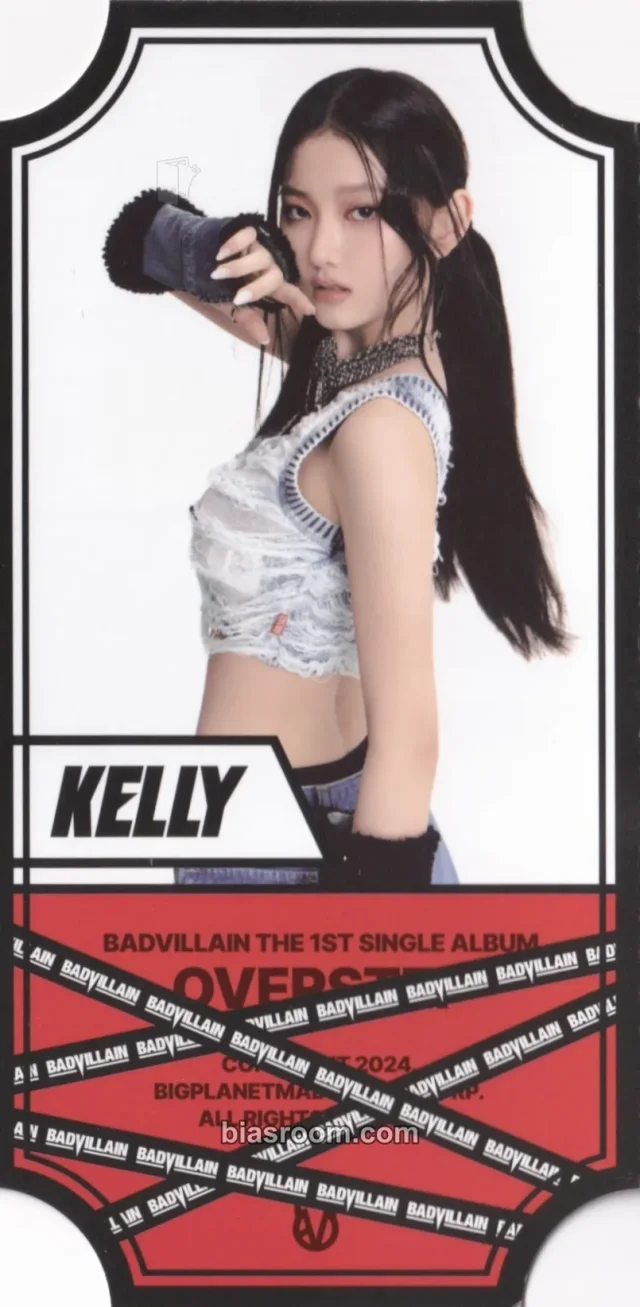 BADVILLAIN - Kelly - OVERSTEP Album album inclusion over version