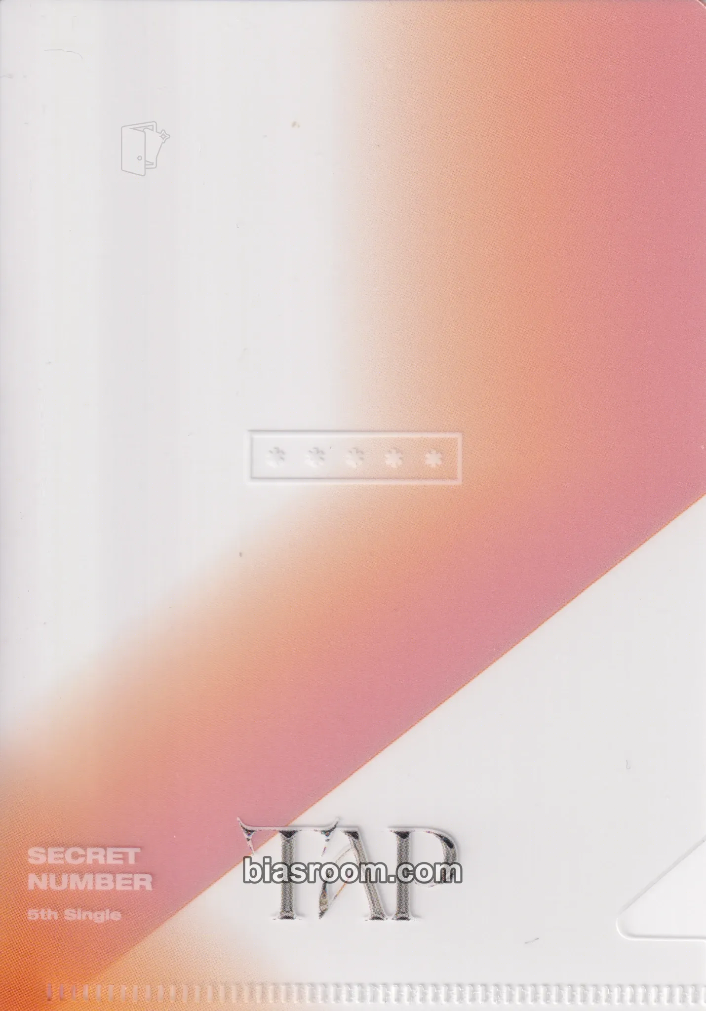 Tap Photocard - Secret Number - Secret Number K-pop photocard